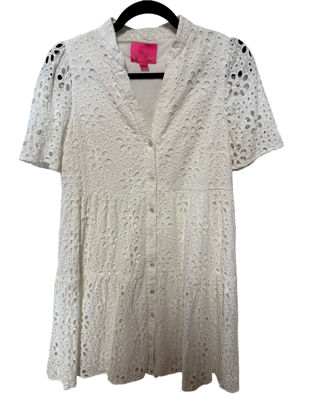White Eyelet Dress